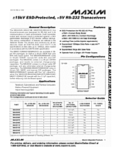 DataSheet MAX205E pdf